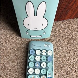 Miffy Blue and White Keyboard